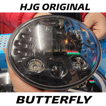 Butterfly Headlight With DRL Indication For Royal Enfield Classic 350 | Standard | Electra
