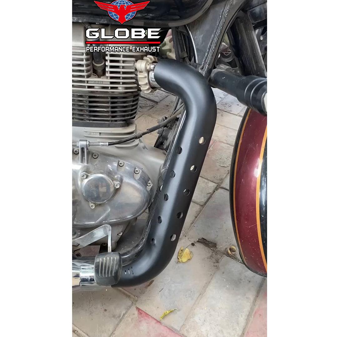 Globe Heat Shield Black For Classic Reborn 350 - Main Image