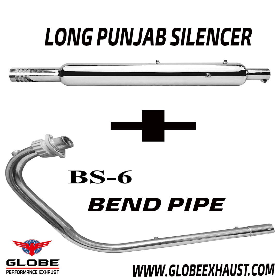 Exhaust Pipe Bullet Bend Pipe Price BS6 Bend Pipe Plus Long