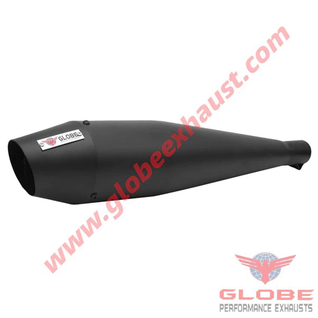 Dolphin Black Exhaust For Classic Reborn 350 Meteor Standard Rebor