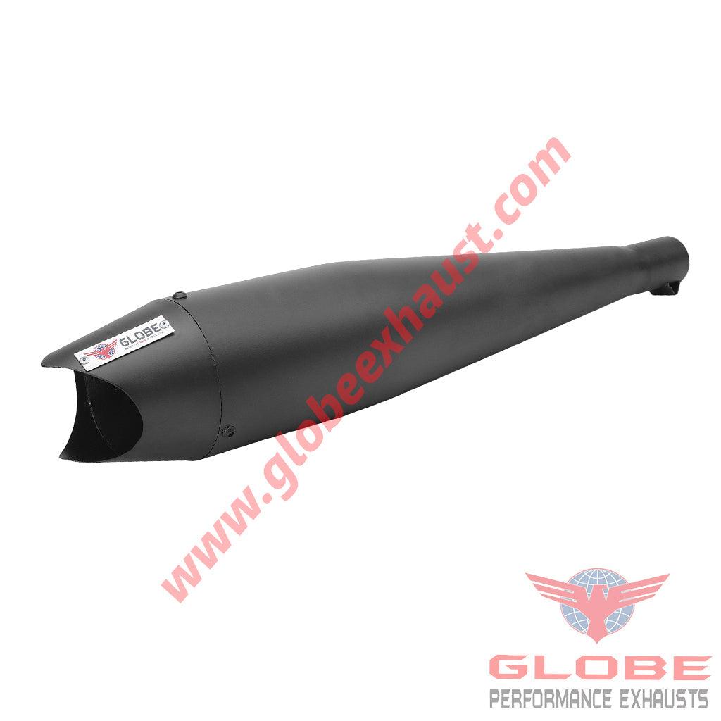 Shark Matt Black Silencer For Royal Enfield Classic 350/500, BS3/BS4/B