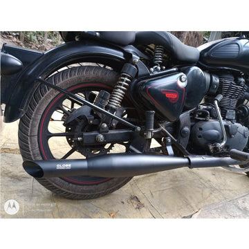 Redrooster Matt Black Stainless Steel For Royal Enfield Classic | Standard | Electra SS 304 Grade