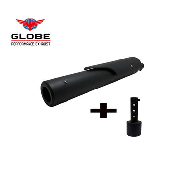 Replica Black Exhaust With DB Killer For Thunderbird 350 , Thunderbird 350 X With Heat Shield