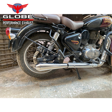 Megaphone Torque Silencer Stainless Steel With DB Killer For Classic Reborn , Meteor & Standard Reborn 350/500 Royal Enfield