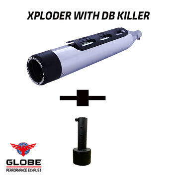 Xploder Silencer With DB Killer For Classic 350 Reborn , Meteor 350 & Standard 350 Reborn Royal Enfield