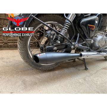 Best Silencer For Classic 350 Reborn Dolphin Premium Black