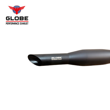 Booster Black Stainless Steel Exhaust For Classic 350 , Electra 350 , Standard 350