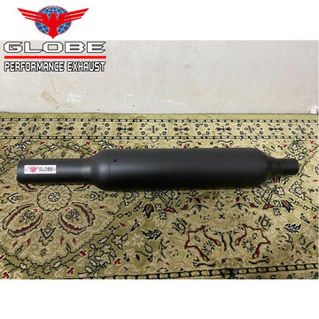 Globe Thumpster Black Silencer For Classic , Standard , Electra 350/500 Royal Enfield