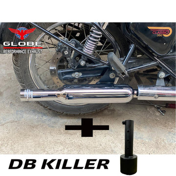 Mini Punjab With DB Killer Exhaust For Classic 350 Reborn , Meteor 350 , Standard 350 Reborn