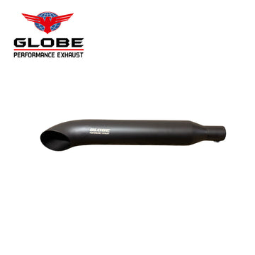 Bobber Black Stainless Steel Exhaust For Classic 350 ,Standard 350 , Electra 350