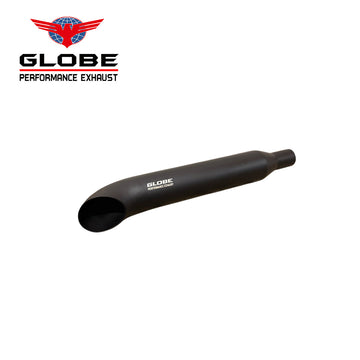 Bobber Black Stainless Steel Exhaust For Classic 350 ,Standard 350 , Electra 350