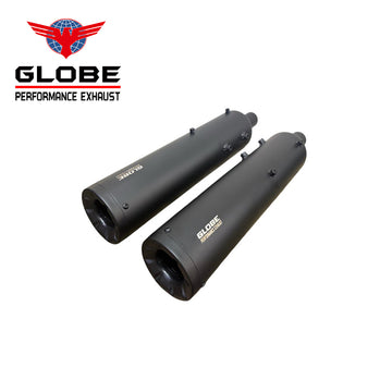 Deemar Black Exhaust For Super Meteor 650 Stainless Steel 304