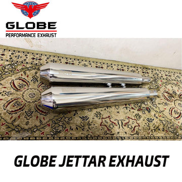 Globe Jettar Exhaust For Interceptor 650 & GT 650 Stainless Steel 304