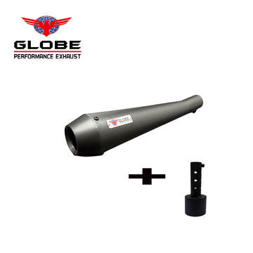 Megaphone Xtreme Black Exhaust With DB Killer For Classic 350 , Electra 350 , Standard 350 , Thunderbird 350