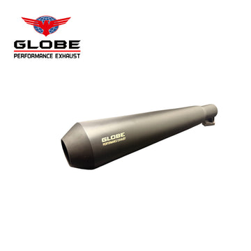 Megaphone Torque Black Exhaust With DB Killer For Hunter 350