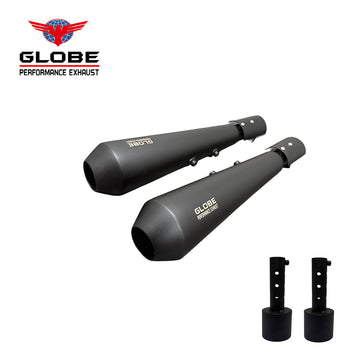 Megaphone Torque Black Exhaust For Continental Gt 650 & Interceptor 650