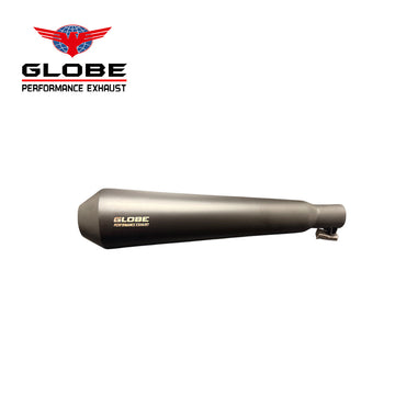 Megaphone Torque Black Exhaust With DB Killer For Hunter 350