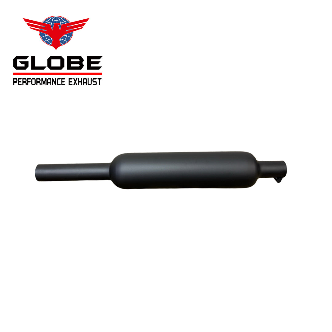 Black Muffler With Globe Logo
