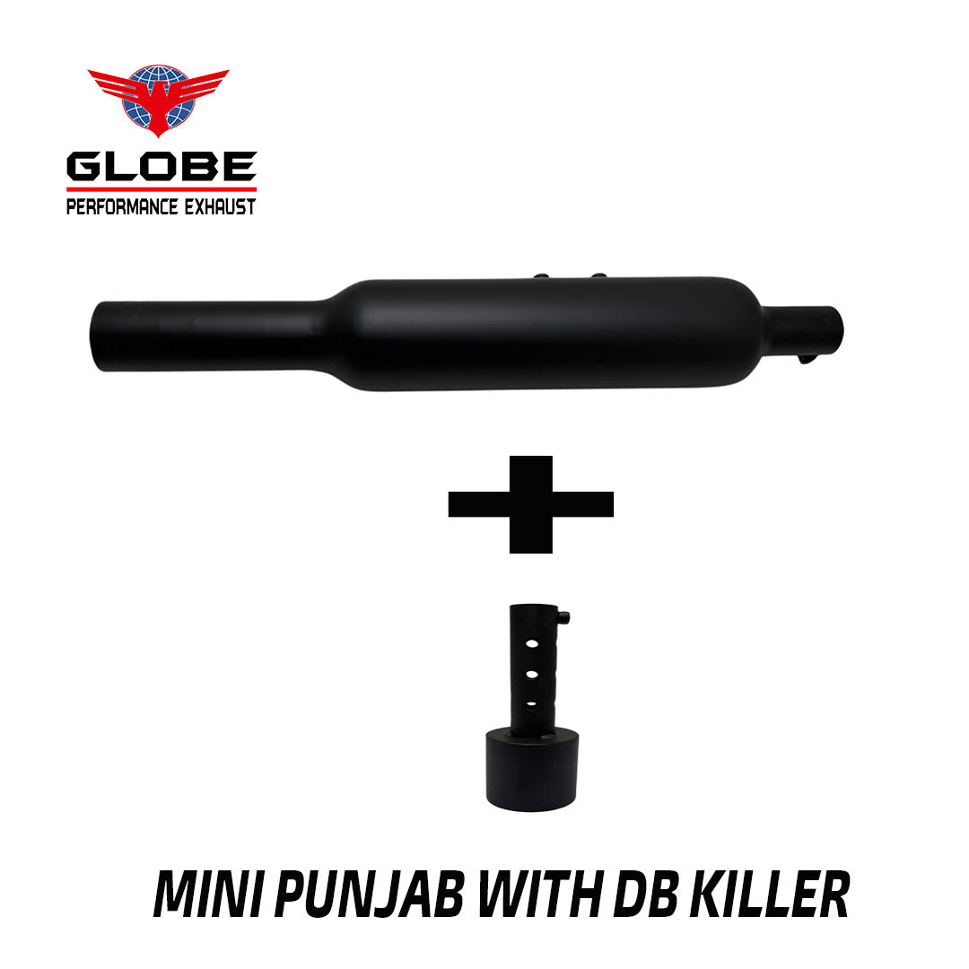 Black Exhaust With Sound Reducer 