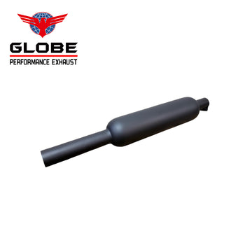 Mini Punjab Black Small Pipe Exhaust For Classic Reborn 350, Standard Reborn 350 , Meteor 350/500