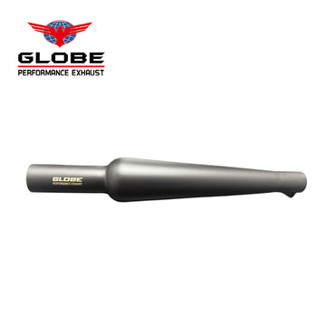 Monster Black Stainless Steel Exhaust For Classic 350 , Standard 350 , Electra 350 , Thunderbird 350