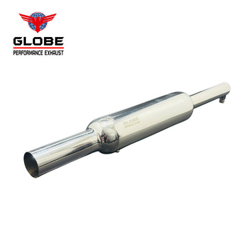 Short Bottle Ceramic Wool Stainless Steel Silencer For Classic , Standard , Electra 350 Royal Enfield