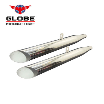 Slasher Stainless Steel Performance Exhaust For Jawa & Yezdi 650 2 Pieces In Box