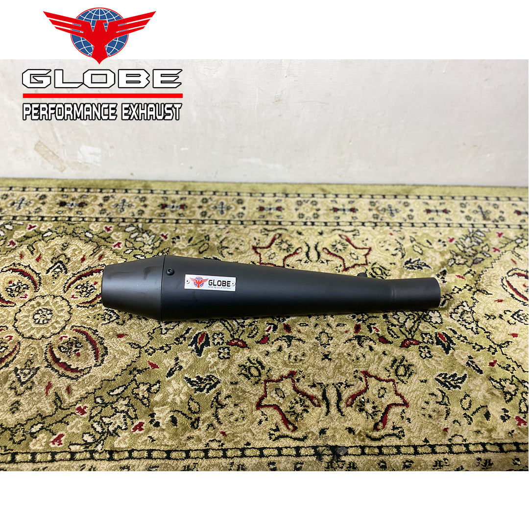 Megaphone Black Silencer For Royal Enfield Classic | Standard | Electra | Thunderbird 350/500 Royal Enfield