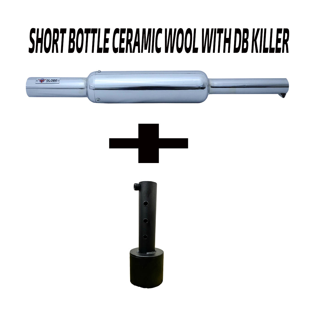 Short Bottle Ceramic Wool Exhaust