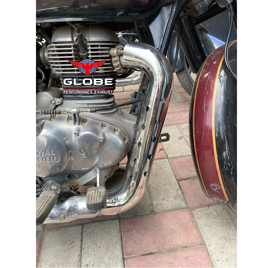 Globe Heat Shield For Classic Reborn 350 SS Polished