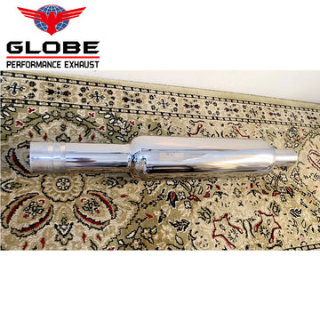 Mini Punjab Stainless Steel Silencer Polished For Classic Reborn , Meteor , Standard Reborn For Royal Enfield