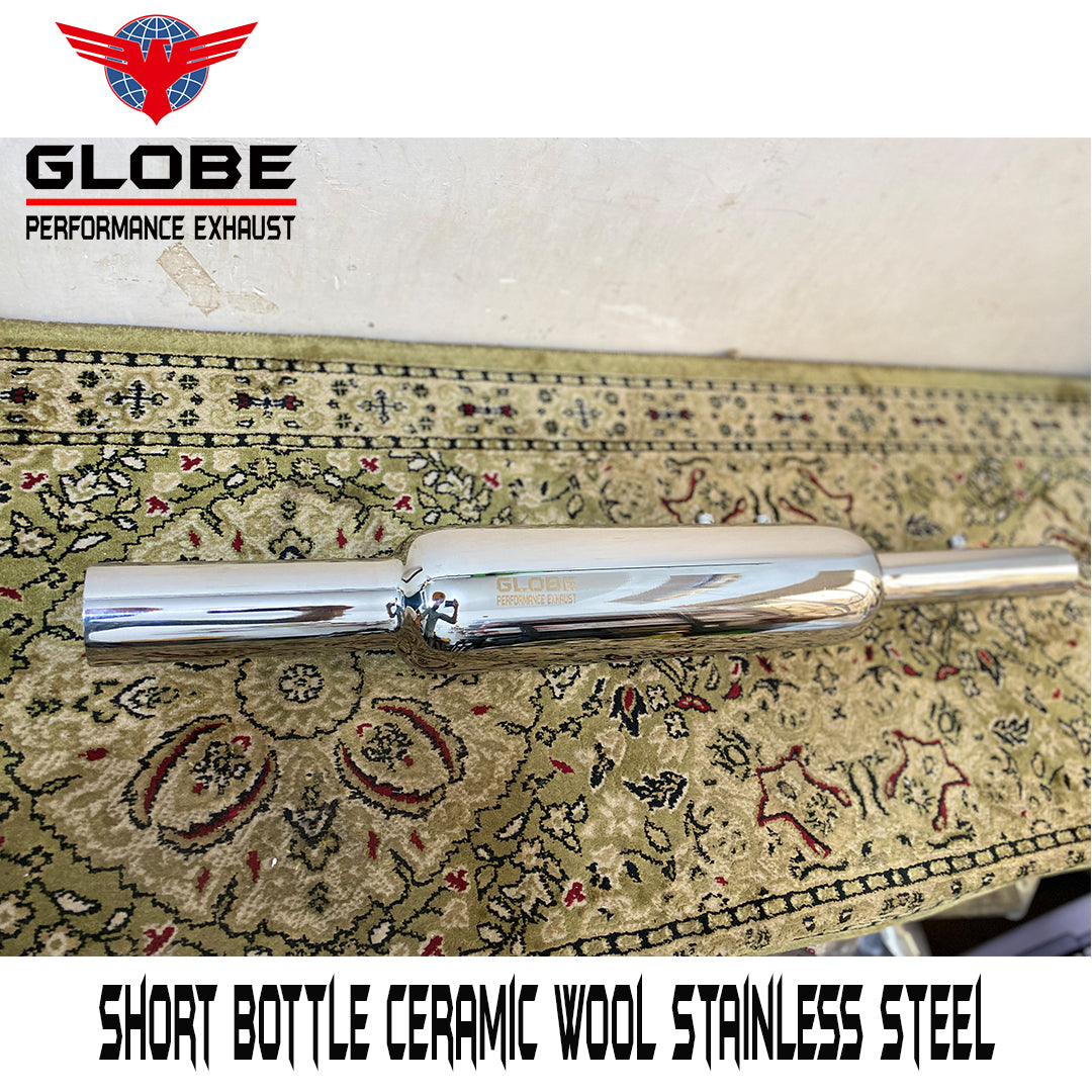 Short Bottle Silencer For Royal Enfield 