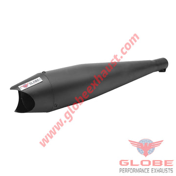 Shark Matt Black Silencer For Royal Enfield Classic 350/500, BS3/BS4/BS6